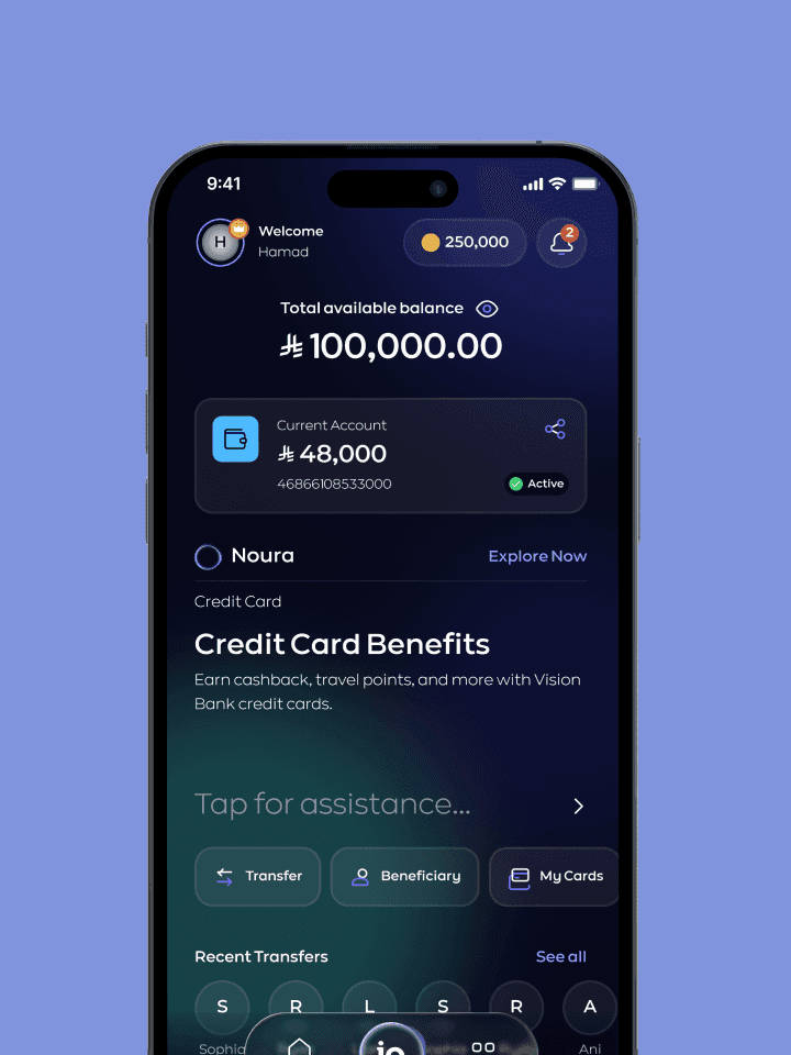 Vision Bank Mobile App